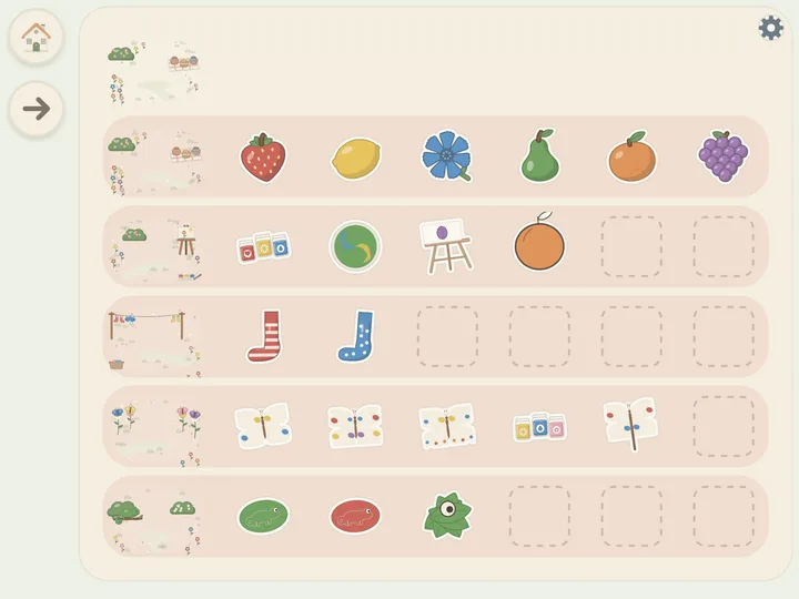 Mandolu screenshot: Sticker album