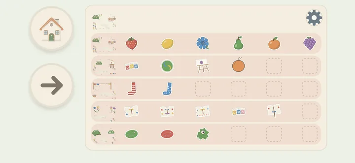 Mandolu screenshot: Sticker album